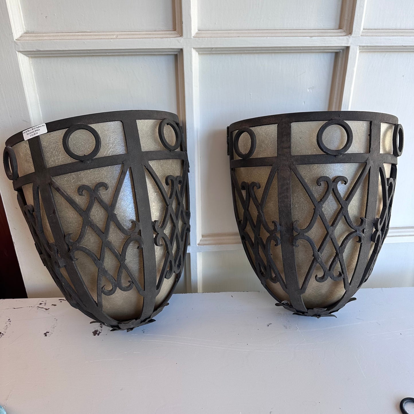 Venetian Half Dome Wall Sconces - Set of 2