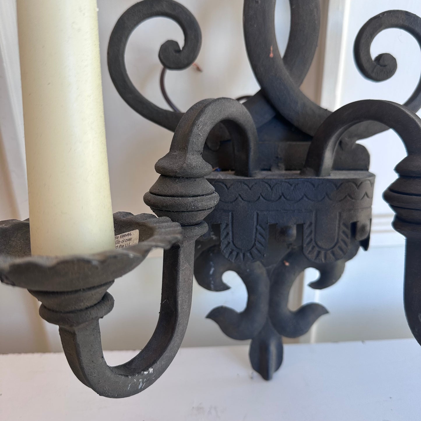 Fleur-de-Lis Double Arm Sconce