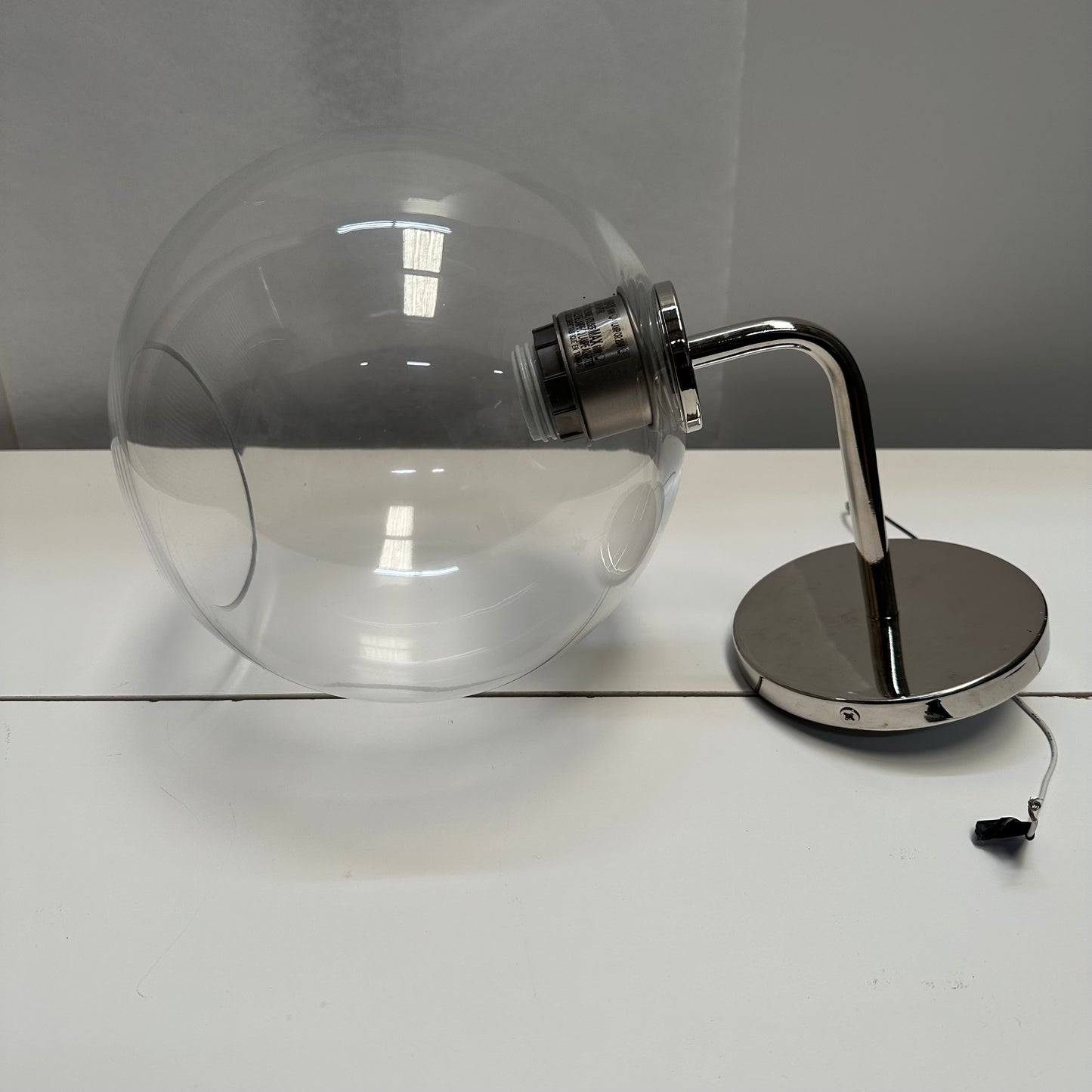 Structural Globe Sconce