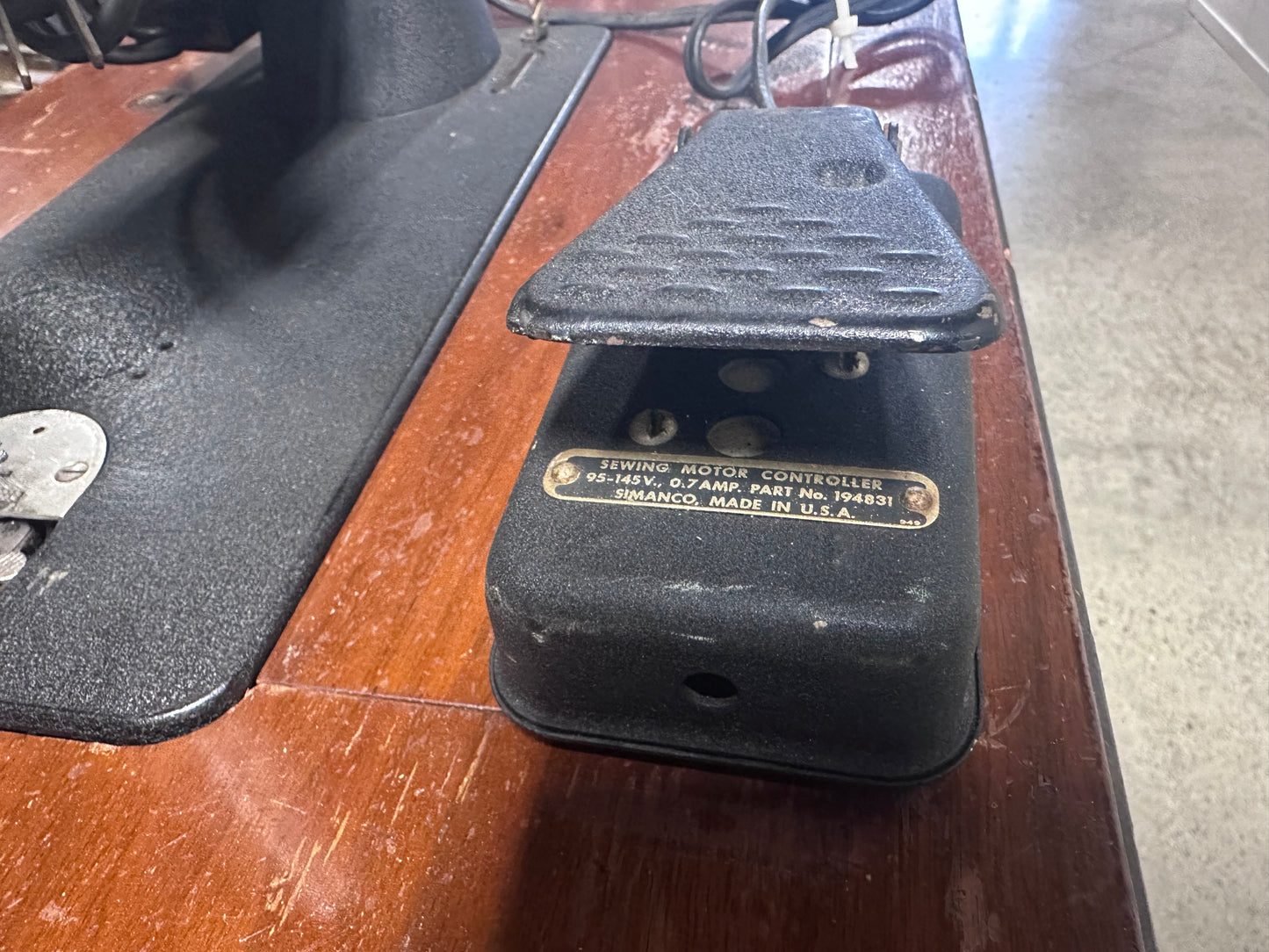 Antique Singer sewing machine