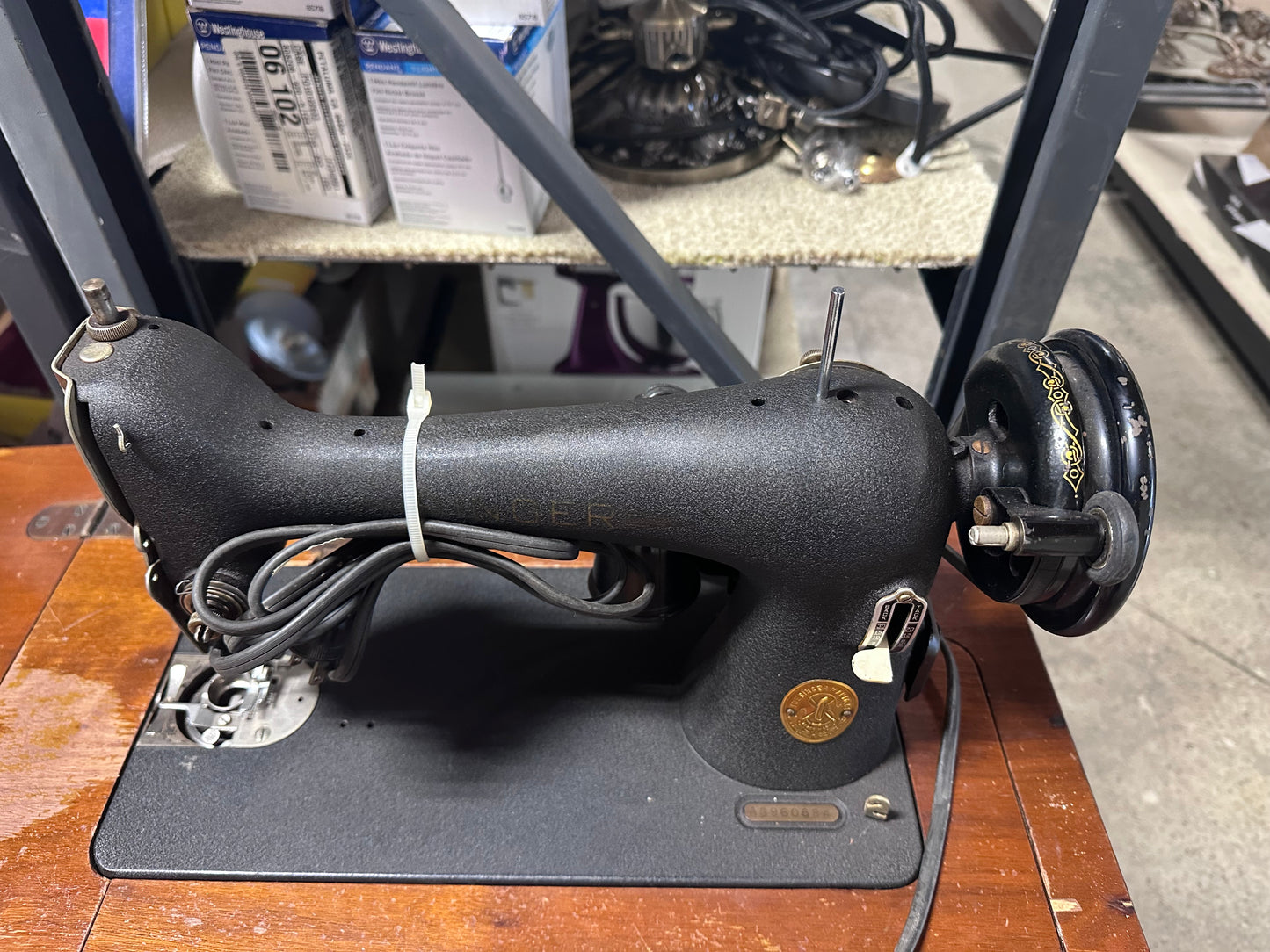 Antique Singer sewing machine