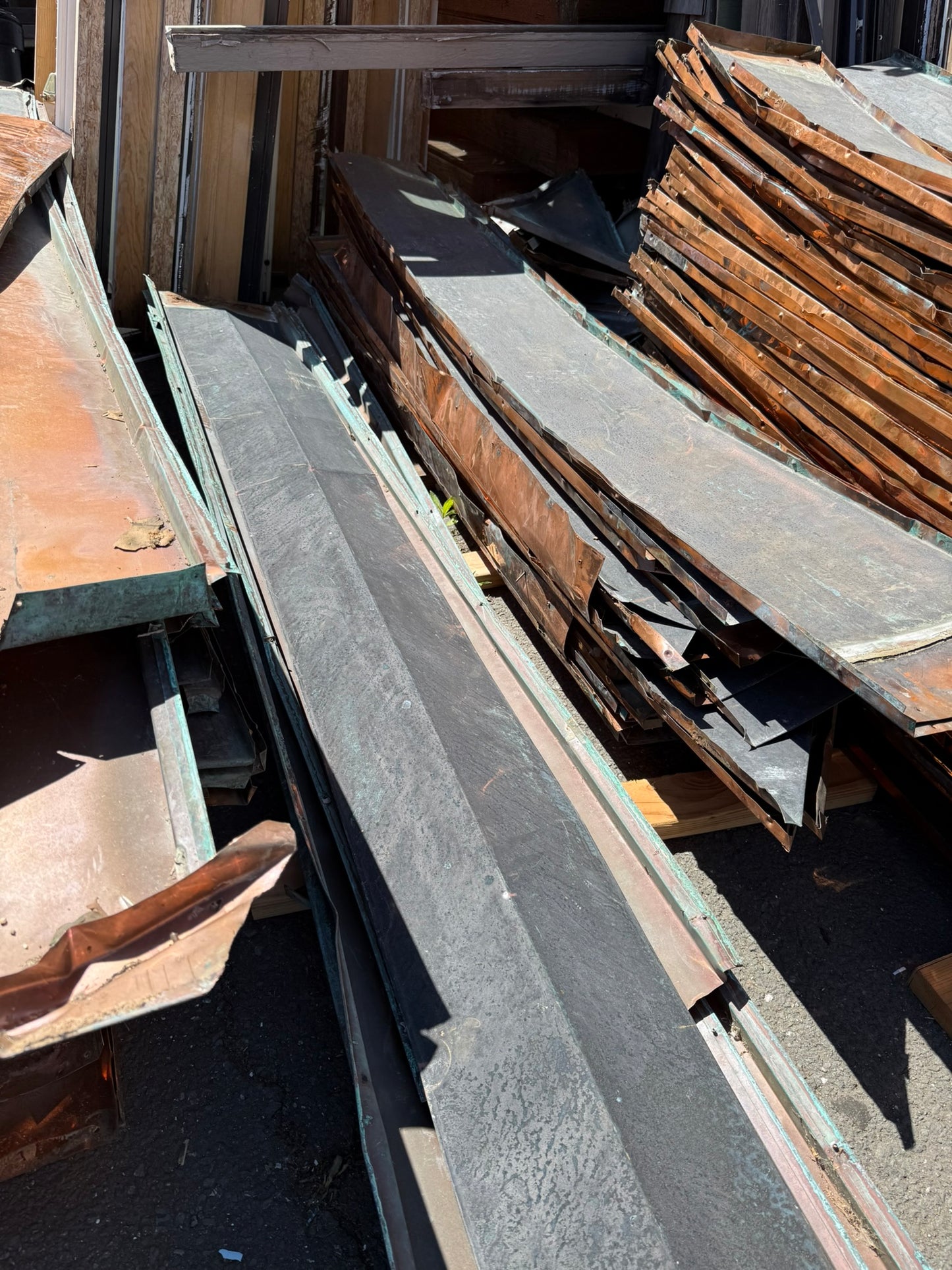 12" Wide Copper Roofing
