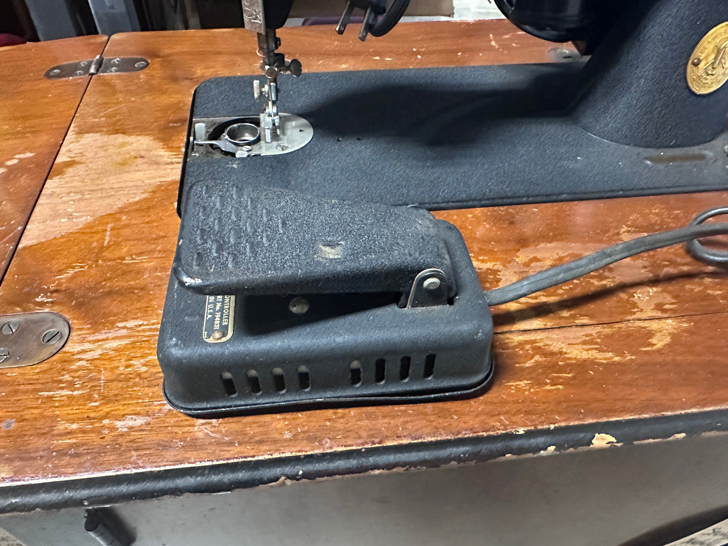 Antique Singer sewing machine