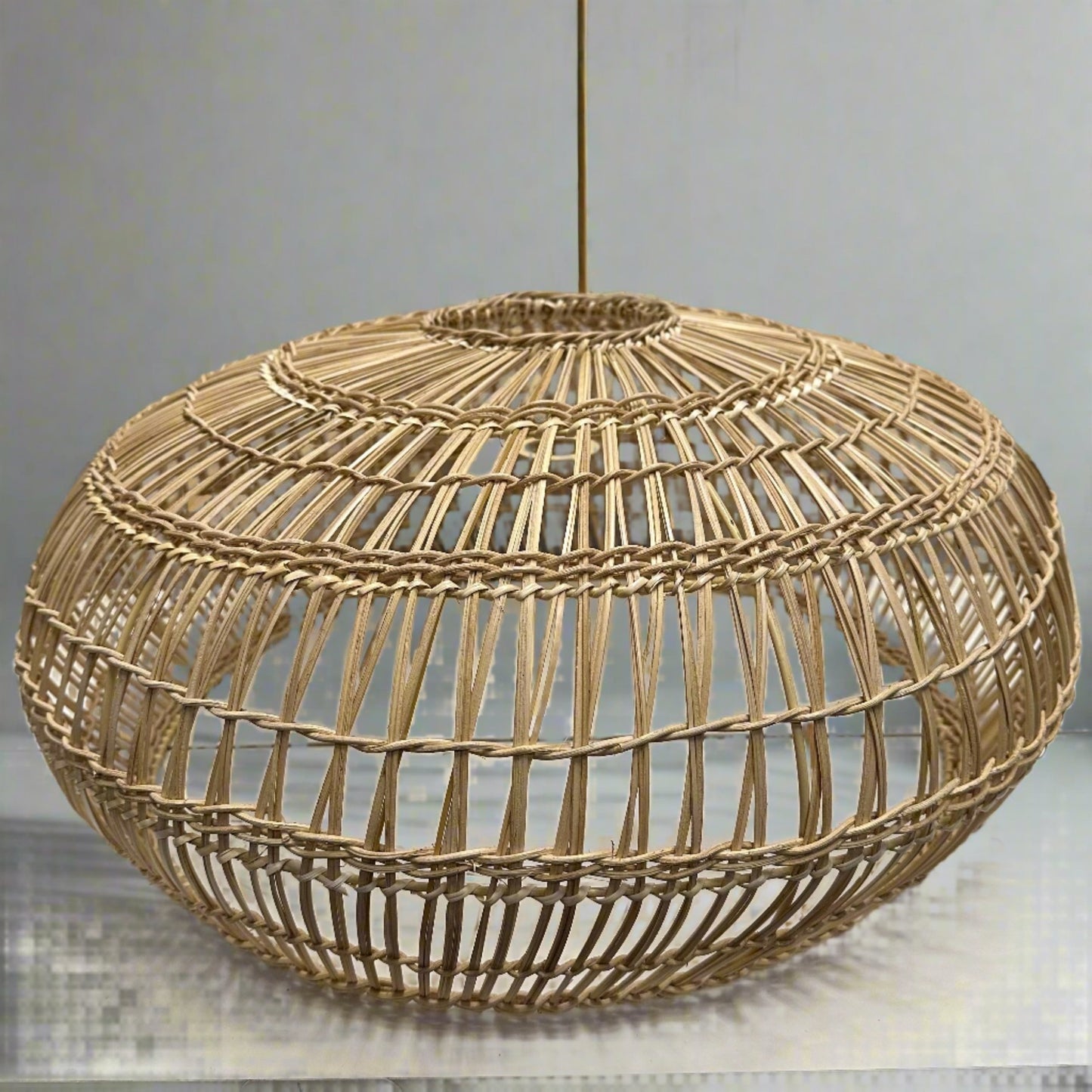 bamboo pendant lampshade