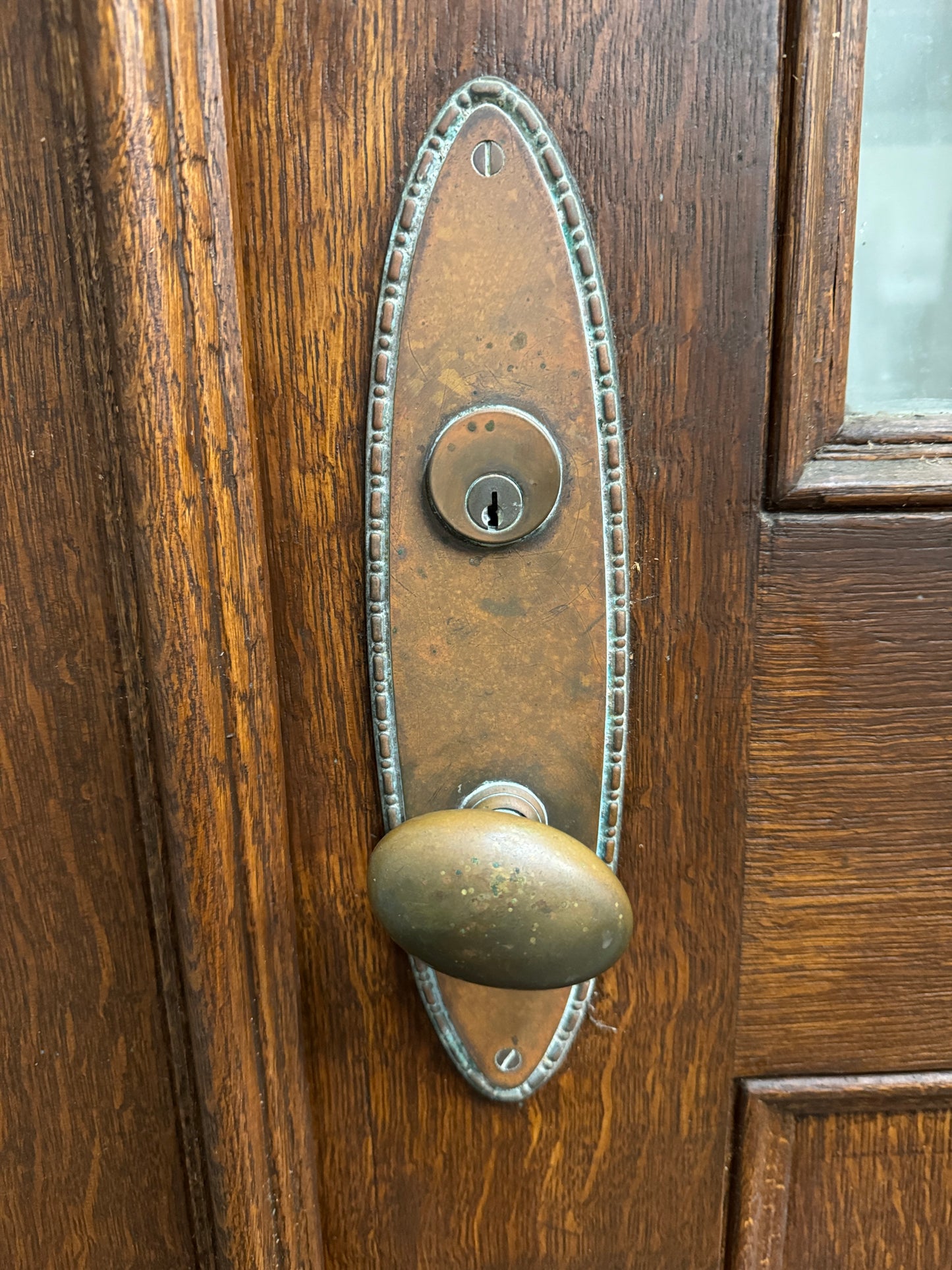Antique Oak Entry Doors