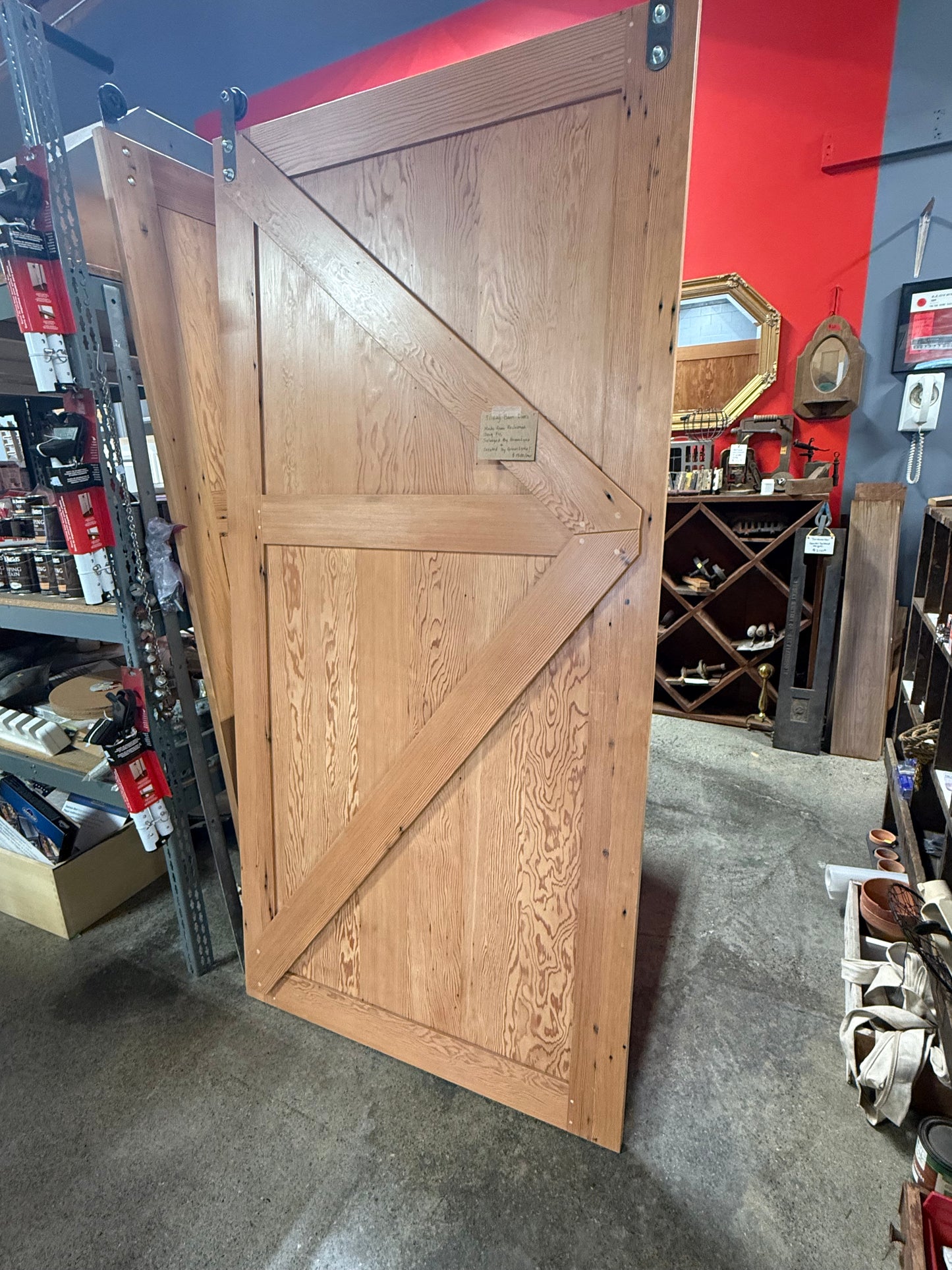 Pair of Barn Doors - made from reclaimed lumber
