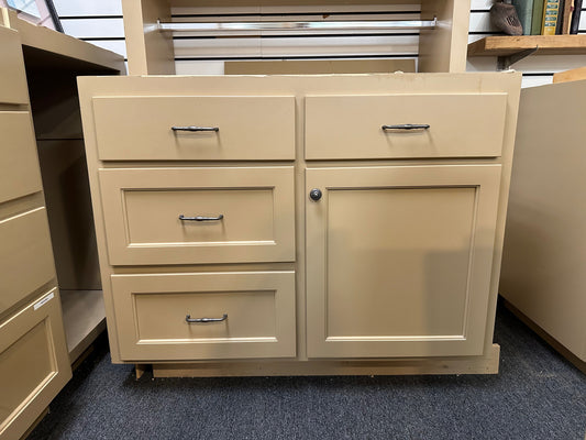 4 Drawer, 1 Door Base