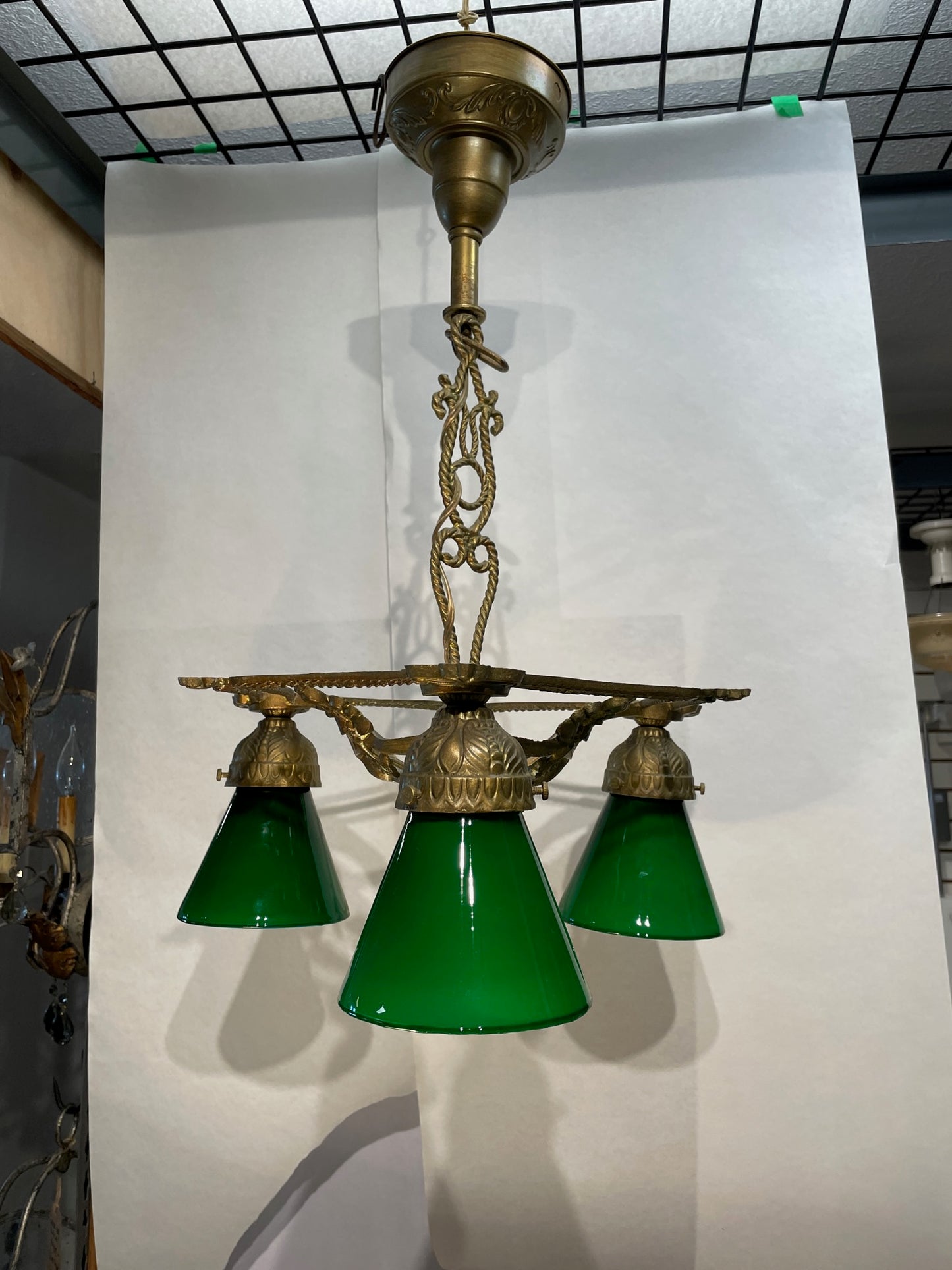 Art-Kast, 3 lite, ceiling mount fixture
