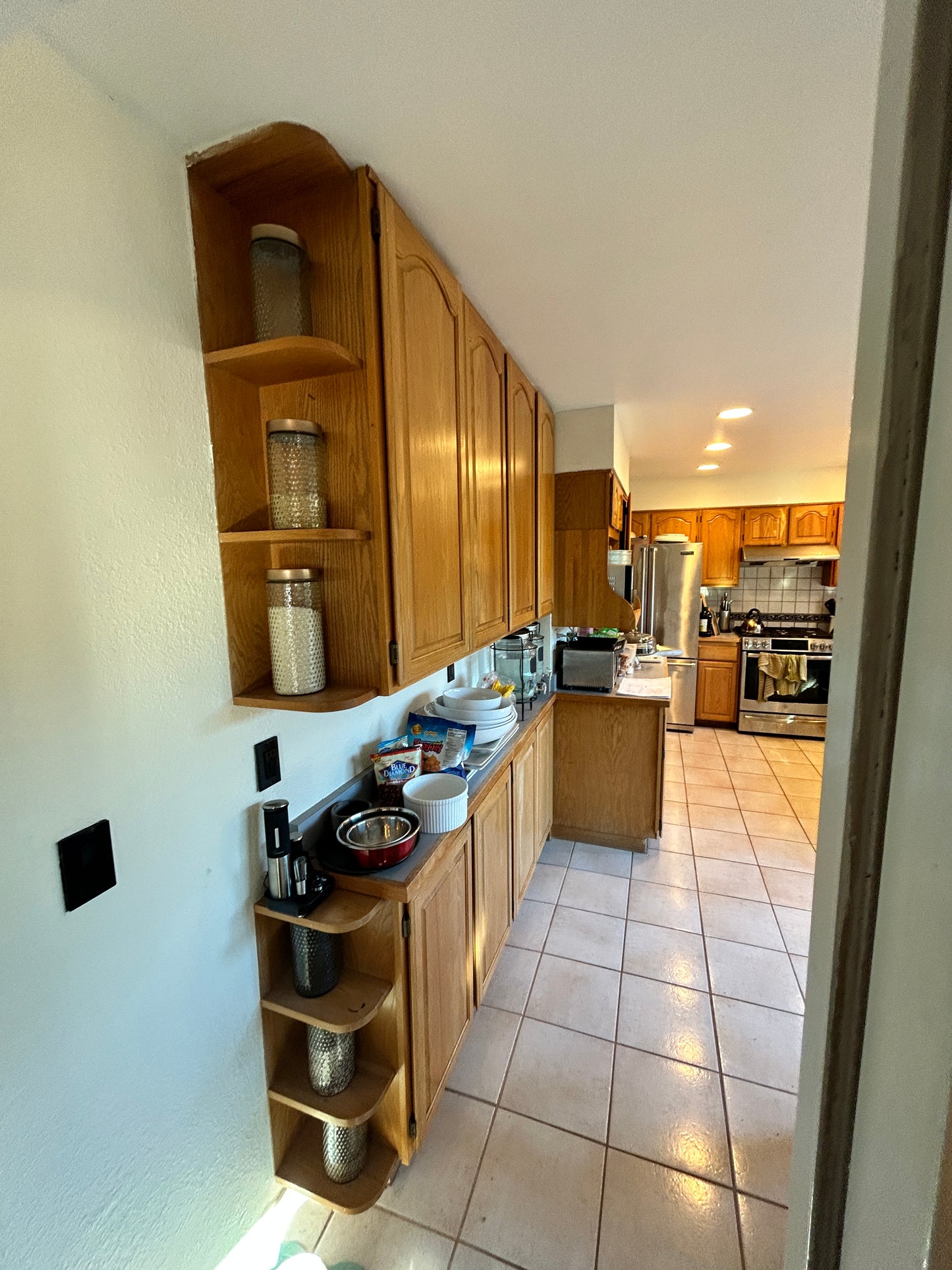 Oak Cabinet Set