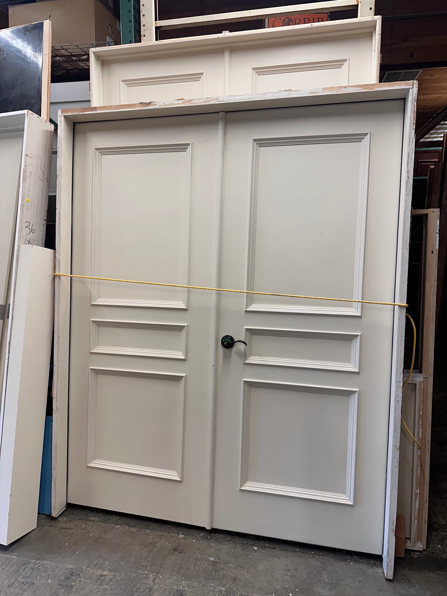 3 Panel Interior French Doors, Pre-hung