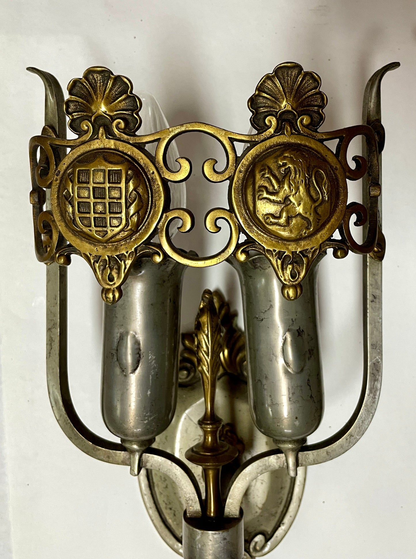 1920s Spanish Revival Sconces - Pair