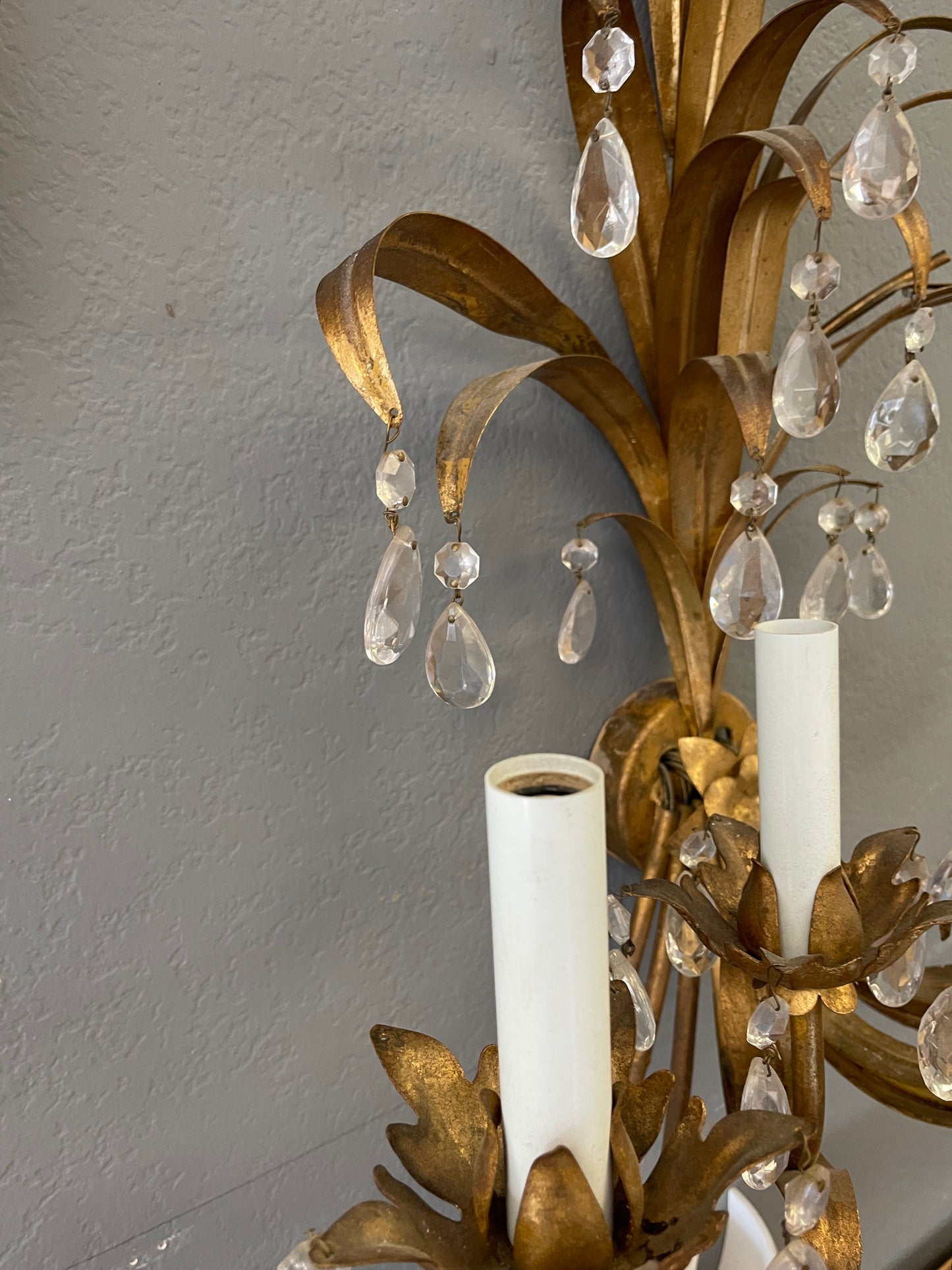 1920's Gilt Italian Sconce