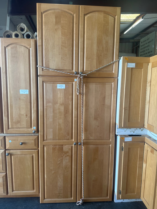 4 DOOR PANTRY CABINET, 6 SHELVES
