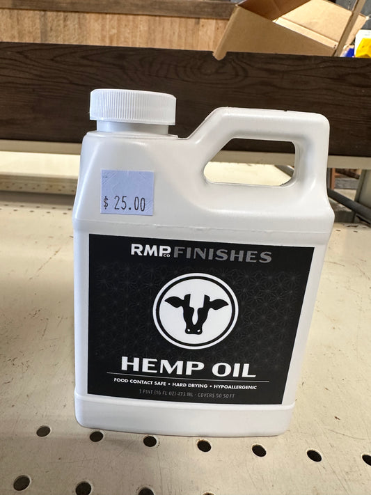 Natural Hemp Oil Wood Finish by RMP Finishes