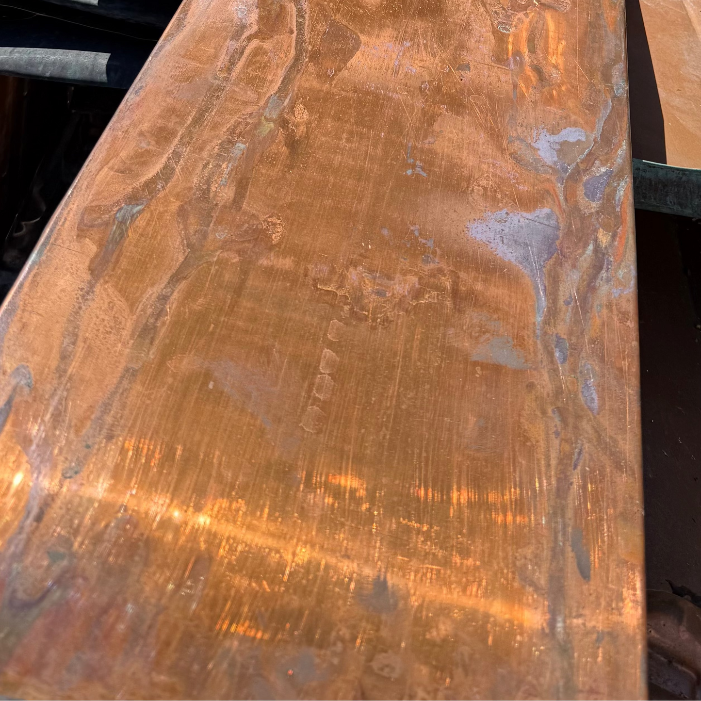 12" Wide Copper Roofing