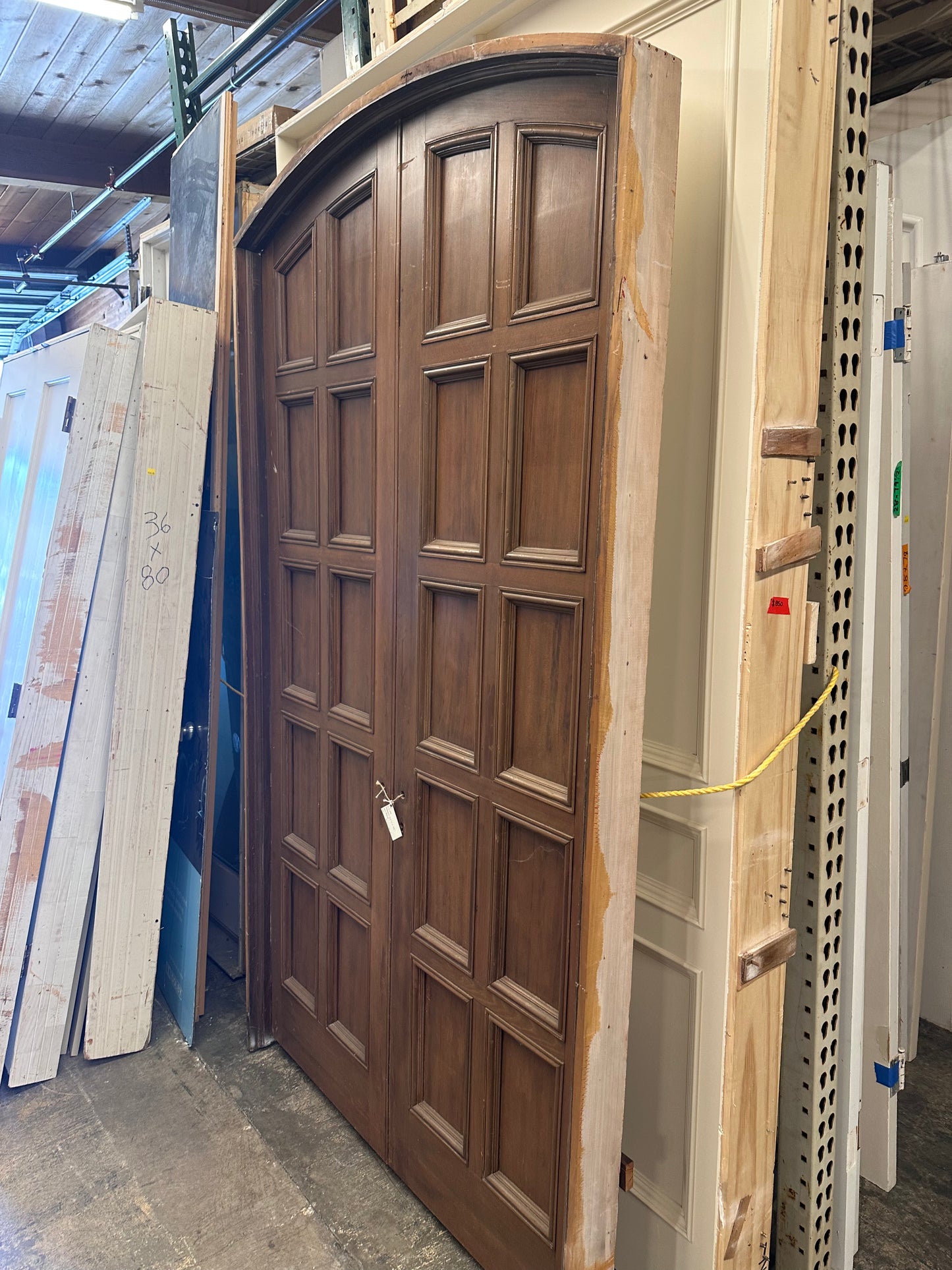 Arched Solid Wood Double Doors (Pre-Hung, Interior)