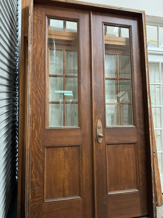 Antique Oak Entry Doors