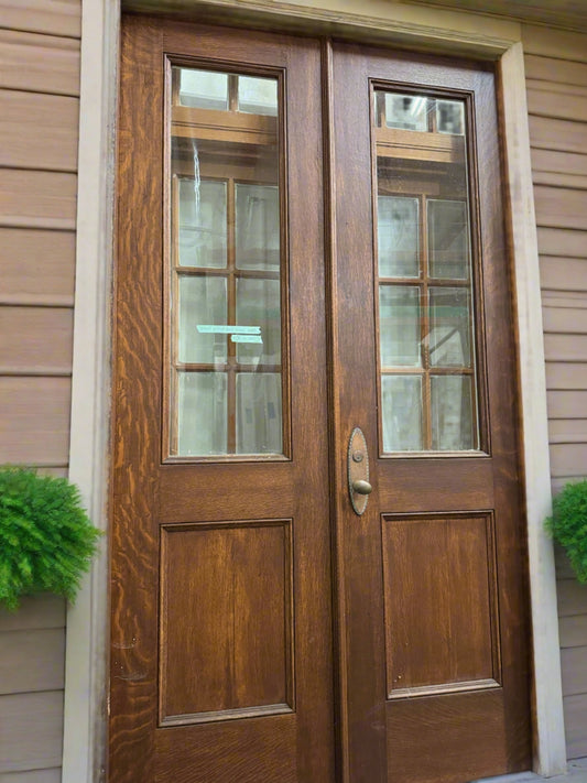 Antique Oak Entry Doors