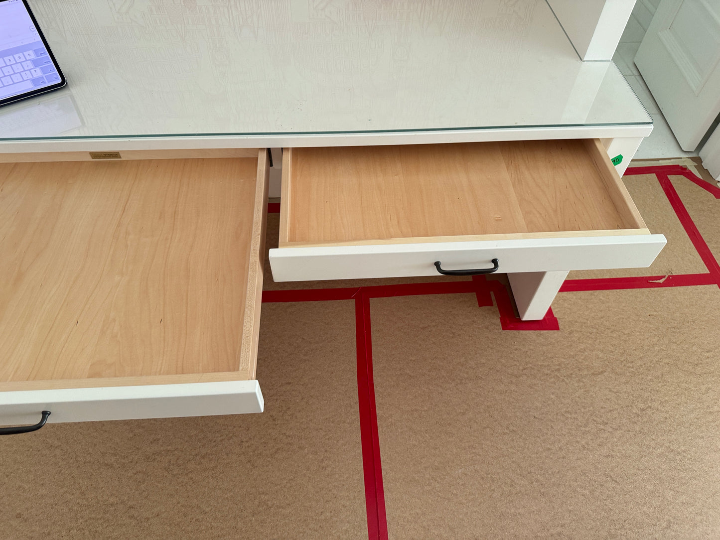 Desk with Upper Shelving