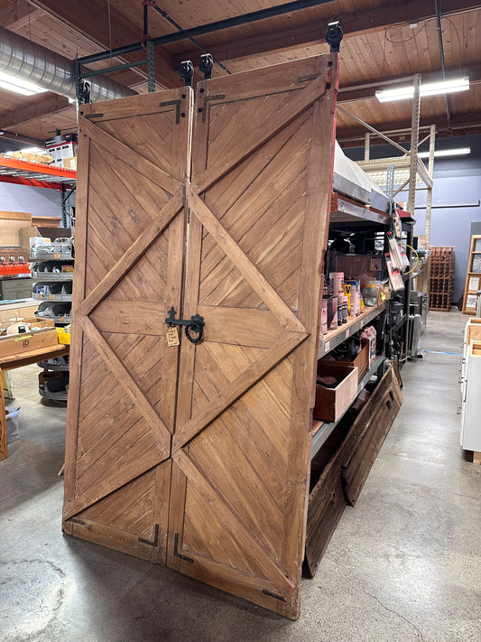 Barn Doors with Track Hardware