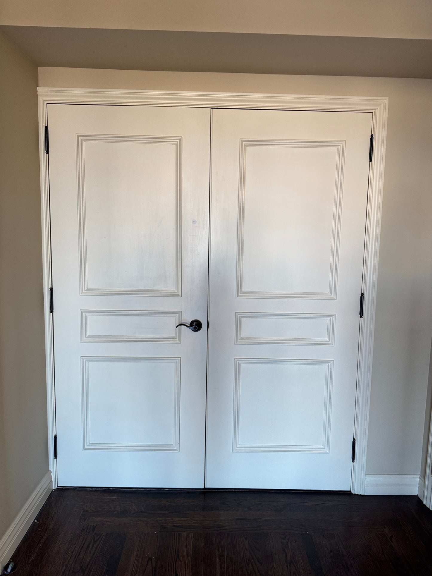 3 Panel Interior French Doors, Pre-hung