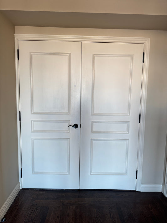 3 Panel Interior French Doors, Pre-hung