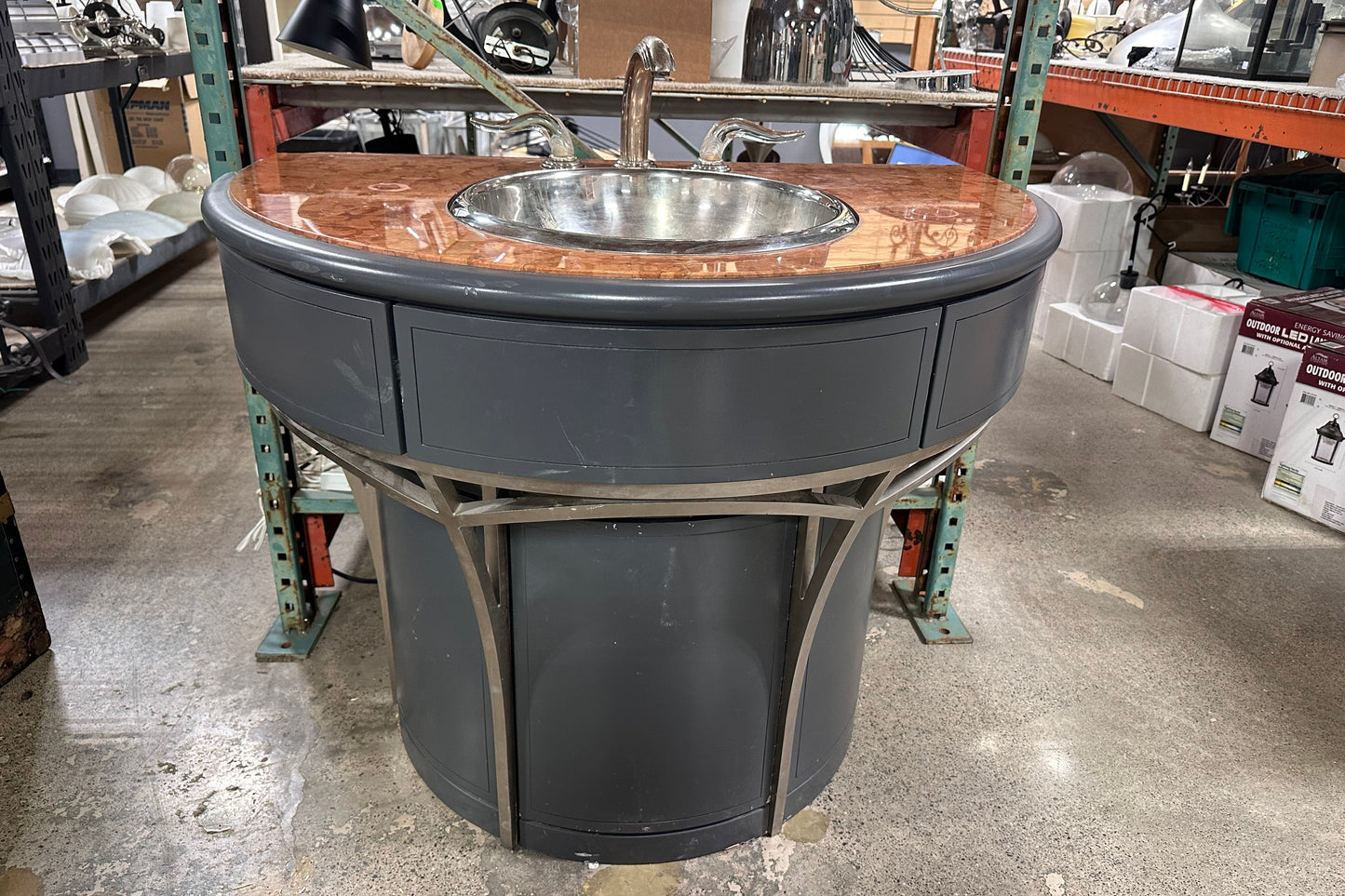 Demilune Bathroom Vanity
