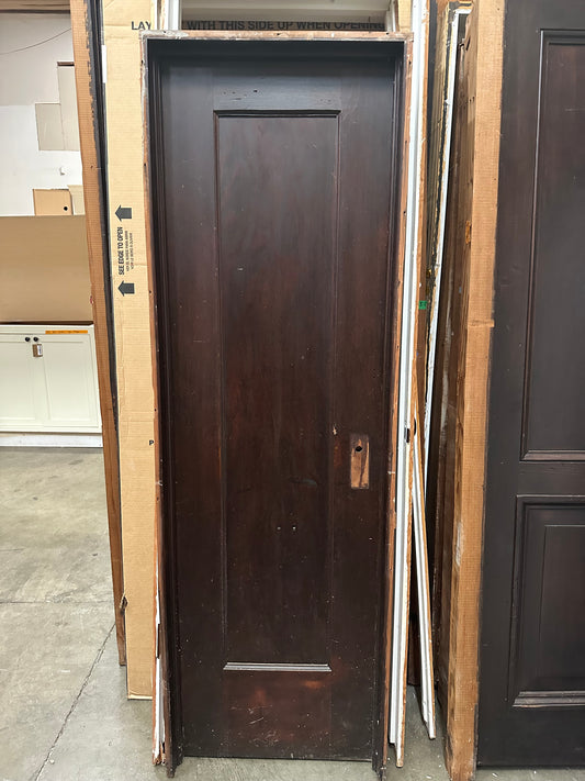 Antique Redwood Door 22x73