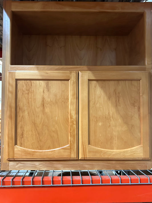 2 Door Upper Alder Cabinet (7)